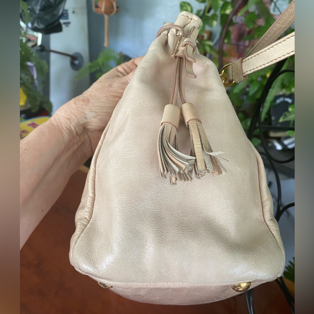 PRADA Vitello Leather Lux Satchel W/COA and Prada Authenticity - Picture 6 of 16
